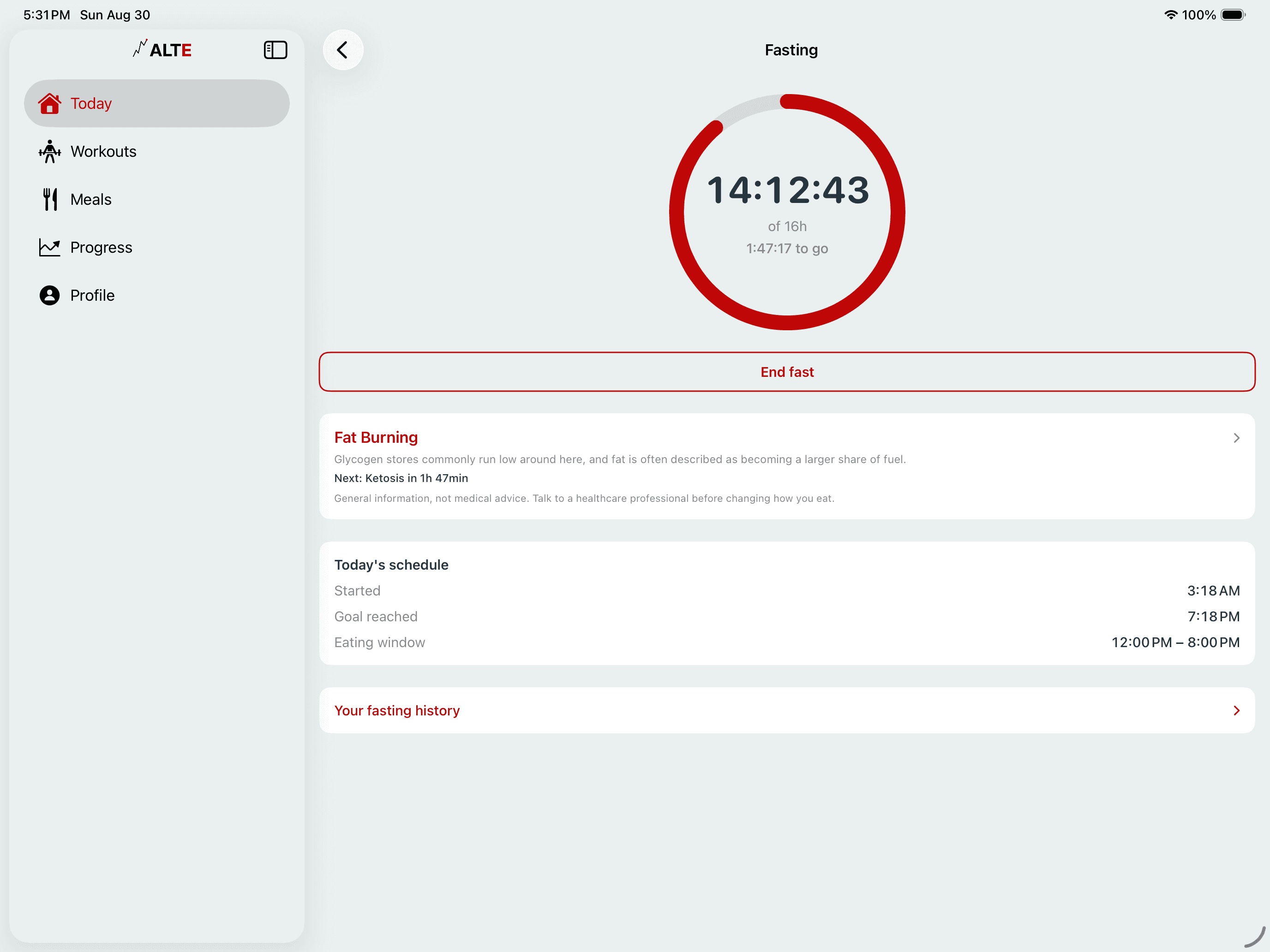 Fasting Timer