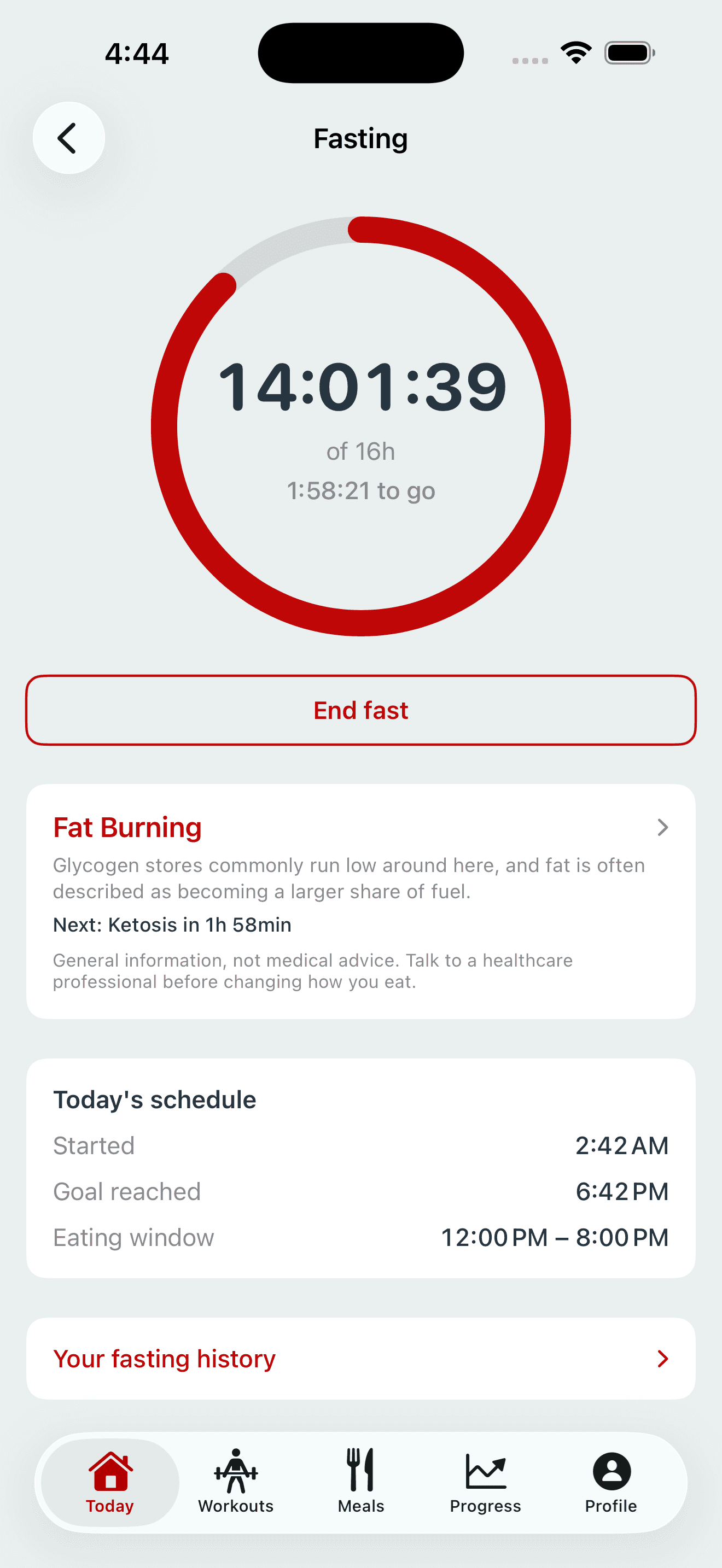 Fasting Timer
