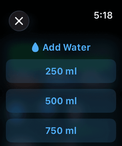 Water Quick-Add
